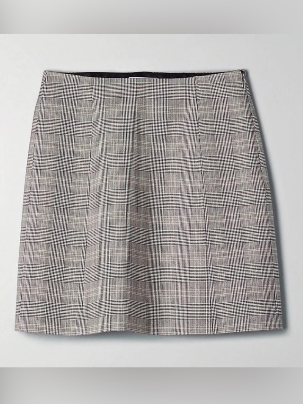 Babaton modern check mini skirt 2